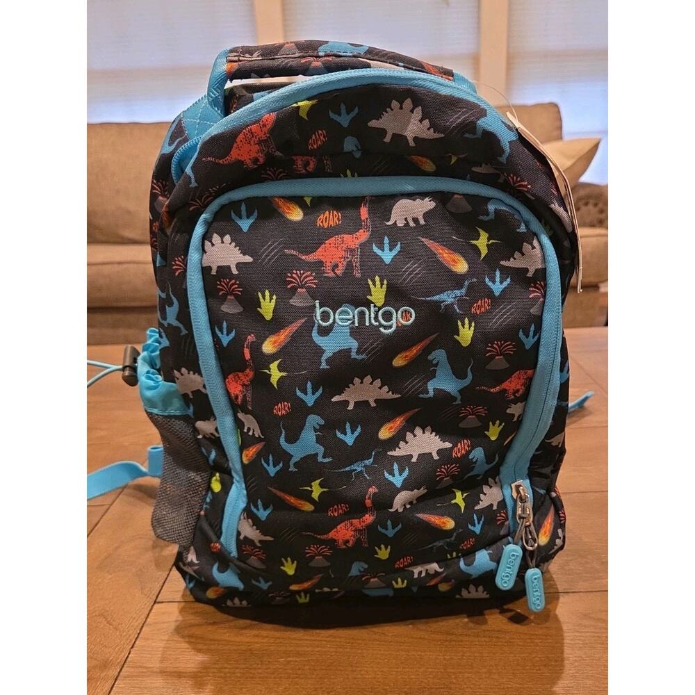 Bentgo Kids' 2-in-1 16.5" Backpack and Insulated Lunch Bag - Dinosaurs Print